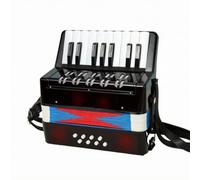 perfeclan Children's Accordion Easy to Feature 17-Key Accordion Compact Musical Instrument for Beginners