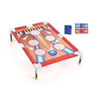 perfeclan Children's Tossing Game Board Portable Beanbag Toss Game with Storage Bag Kids Outdoor Toy for Parties