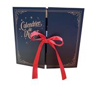 perfeclan Christmas Advent Calendar, Gift Box, Party Festival Boxes, Decorative, Empty, with Satin Ribbon, 24 Days Until Christmas