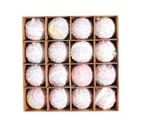 Perfeclan Christmas Ball Ornaments Christmas Tree Baubles Reusable Xmas Tree Hanging Balls Xmas Decorations for New Year Party Festive, 16pcs