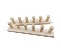 Perfeclan Chunky Blanket Loom, Wooden Knitting Loom, Expandable DIY Weaving Frame for Blankets and Scarves, Hand Weaving Tool, Tighter Stitches, Finer Fabric Texture for Home Projects, 2Pcs