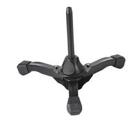 Perfeclan Clarinet Stand Holder Wind Instrument Stand, Musical Instrument Placement Rack 3 Leg Metal Support Foldable for Stage Outdoor, black