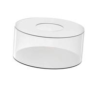 Perfeclan Clear Acrylic Cake Stand Fillable Cake Dessert Holder Round Countertop Cupcake Rack Food Riser for Party Wedding Holiday, 20cmx10cm