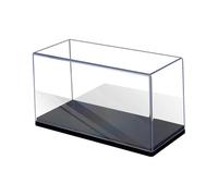 Perfeclan Clear Acrylic Model Car Display Case Storage Box 1/43 Decorative with Clear Cover for Diecast Cars Vehicles Gifts