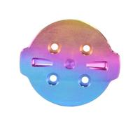 Perfeclan Computers Base Repair Part Titanium Alloy Outdoor Easy to Install Bike Computer Mount Adapter Base Accessory for 550, Multicolor