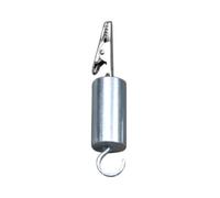 perfeclan Craft Clamp Jewelry Braiding Clip with Serrated Edges and Spring Hinge Iron Weighted Tool Holds Cords Firmly and Controls Tension Suitable for Bead, Crocodile Clip, Large with Hook