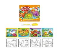 Perfeclan Cute Water Painting Book Teaching Aids Interactive Toys Creativity Colorful Drawing Tablet for Parties Activities Toddlers, Dinosaur