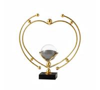 Perfeclan Decorative Crystal Sphere Crystal Ball Decor Orb Sculpture Tabletop Ornament With Sturdy Metal And Glass Build Calm Artistic Focal suitable for living, style to 11