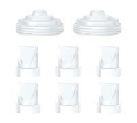 perfeclan Diaphragm and Duckbill Valves, Anti Backflow, Easy to Clean, Backflow Protector for M5 Electric Bust Pump Replace Parts, 8Pcs