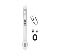 perfeclan Digital Electronic Wind Instrument Professional Creative with Mouthpiece Musical Instrument for Party Household Stage Kids, White