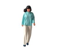 Perfeclan Diorama 1/64 People Figurine Tiny People Model Painted Figure Props Resin Collectible for Centerpiece Architectural Buildings, Style A
