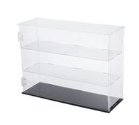 Perfeclan Clear Acrylic Display Case Countertop Box Display Case for Figures ShowCase Dustproof