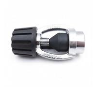 perfeclan Diving Adapter Din to Yoke Regulator Converter Scuba Valve Connector Brass Plating Pressure Tested Suitable for Diving Expeditions , Sandblasted