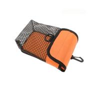 Perfeclan Diving Gear Storage Scuba Pouch Equipment Bag Mesh Pocket Organizer Nylon Compact Lightweight with Clip and Loop Suitable for Compact Kits Minimal, Orange, Orange, One Size