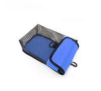 Perfeclan Diving Gear Storage Scuba Pouch Equipment Bag Mesh Pocket Organizer Nylon Compact Lightweight with Clip and Loop Suitable for Compact Kits Minimal, Blue, Blue, One Size