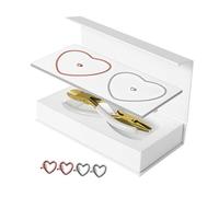 Perfeclan DIY Permanent Bracelet Kit for Couples Bracelets Jewelry Gifts DIY Locked Bracelet Bracelet Making for Anniversary His and Her Bracelets Valentine's Day Anniversary, 1 Silver 1 Rose Gold