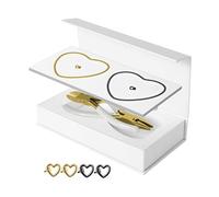 Perfeclan DIY Permanent Bracelet Kit for Couples - His and Her Bracelets - Valentine's Day Anniversary, 1 Black 1 Gold