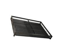 Perfeclan Dog Potty Tray Puppy Toilet Training Tray Indoor Outdoor Mesh Pan Metal PVC Easy Cleaning Drawer Lightweight Structure Suitable for Enclosure Porch Lo, L