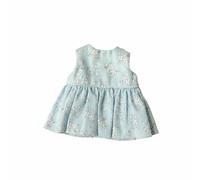 perfeclan Doll Dress Floral Cloth Clothing Textile Accessory Outfit for 1/6 Scale Figures Suitable for Hobbyist Collections Home Decor , Blue , 6-Point Dress
