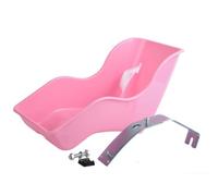 perfeclan Doll Seat Bike Attachment Carrier Child Doll Chair Holder With Curved Bucket Profile And Secure Walls Resin Frame With Metal Mount suitable for kids
