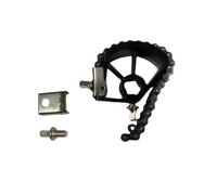 perfeclan Double Chain Drive Pedal Hammer Pedal Chain Convenience,Easy to Install Sturdy,Stable Drum Accessories Pedal Drum Accessory, black