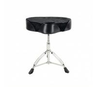 perfeclan Drum Throne Saddle Seat Stool Chair Offering Ergonomic Velvet Cushion And Precision Height Adjustment Chrome Tripod Structure For Balance suitable for rehearsals live