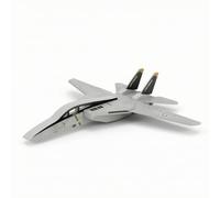 Perfeclan Educational F 14 Fighter Jet Model Airplane Hand Launch Plane Adjustable Sweep Wing DIY Assembly Toy Lightweight Foam Structure Drop Resistant