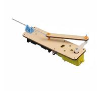 perfeclan Educational Linear-Motion Linkage Model Reciprocating Mechanism Electric Assembly Wooden Visible Moving Parts Suitable for Student Learning