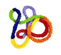 Perfeclan Elastic Cooperative Stretch Band Dynamic Movement Exercise Prop Cooperative Stretch Rope for Kids Adults Boys and Girls Home