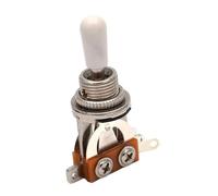 perfeclan Electric Guitar 3 Way Toggle Switch Accessory Reliable Metal Replacement Pickup Selector Switch Adults Beginners Musicians, Silver