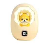 Perfeclan Electric Hand Warmer Adjustable Temperature Rechargeable Hand Heater for Hiking Skiing, Yellow