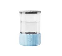 perfeclan Electric Makeup Brush Cleaner Brush Cleaning Washing Tool Plug in Portable Quickly Automatic Salon Supply for Women Female, blue