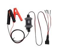perfeclan Electronic Tester Handheld Motor Tester Tool Device With Gripping Clips Rectangular Control Unit Manual Switch Heavy Duty Clips Suitable for mechanics garages bench testing