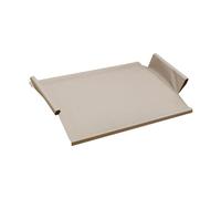 Perfeclan Elevated Dog Bed Cover Pet Supplies High Resistant for Home Removable Portable Replace Part Easy to Install, Gray M