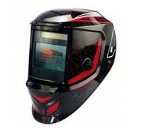 perfeclan Face Helmet Hood Viewing Full Face Coverage Adjustable Side Knob Settings Solar Powered Convenience Clear Realistic View suitable for metalworking workshop tasks fabrication work