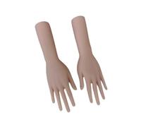 perfeclan Female Mannequin Hand Jewelry Display Holder Compact Practical Multipurpose Hand Model for Bracelet Countertop Dresser, 1 Pair Hand
