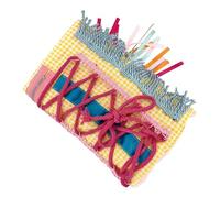 perfeclan Fidget Blanket Wrist Cuff Educational Toy Practical Present Multifunctional Convenient for Seniors Sensory Toy, Style A