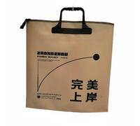 Perfeclan Fishing Gear Case Net Storage Bag Zipper Closure Large Capacity Easy Clean Essential Angling Tote Suitable for Professional Fishing Outdoor Use, 55CM