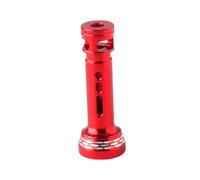 Perfeclan Fishing Reel Stand Hollow Fishhook Hanging Balance Stand High Strength Increase Stability Aluminum Alloy Anti Collision Rod, Red