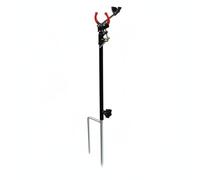 perfeclan Fishing Rod Holder Ground Stake Rod Rest Support Stand With Adjustable Angle Self Locking Structure Secure Pole Placement For Hands Waiting Suitable for Shoreline Lake Bank Riverbank