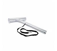 perfeclan Fishing Rod Holder Stainless Steel Boat Rod Holder Rack Adjustable Angle Rod Support Secure Fit Saltwater Resistant Control Suitable for charter boats inshore fishing harbor fishing , 9982S