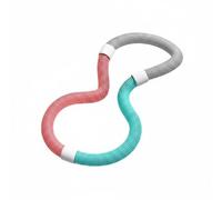 perfeclan Fitness Hoop Resistance Training Hoop Core Workout Equipment PVC Soft Tube Spring Core Foldable Portable Design Gentle On Waist Beginner Focus, Pink, Gray, Green, 1kg
