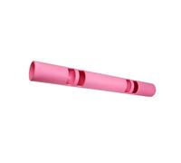 Perfeclan Fitness Tube with Handles, Portable Training Rubber Weight Bar,Weight Bearing Fitness RUBBER Barrel for Loaded Movement Training, 4KG Pink
