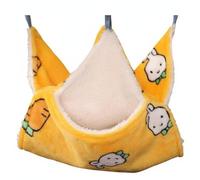 Perfeclan Flannel Hamster Bed Small Animal Hammock Nest Hanging Bed Sleeping Bag With Flannel Comfort Friendly Quick Suitable for, S