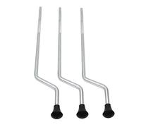 Perfeclan Floor Tom Drum Legs Support Anti-Slip Rubber Feet Surface Plating Anti-Rust Replacement Parts