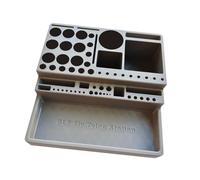 Perfeclan Fly Tying Tool Kit Desktop Organizer, Storage Holder Convenient Supplies Practical Fly Tying Tool Storage Rack for Beginner