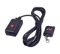 perfeclan Fog Machine Controller, 3 Pins, Portable, 4 Keys Remote Fog Machine Remote Control Receiver for 400W 900W 1500W DJ Show Party