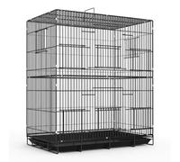 perfeclan Folding Bird House Metal Birdhouse Shelter Feeder Stackable Levels Folding Body Rust Resistant Suitable for balconies terraces gardens rooftops, color to 2, color to 2