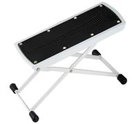 perfeclan Folding Footrest Guitar Footrest Guitar Pedal Guitar Stool Guitar Stand with Stable Non Slip and Build Suitable for Rehearsal Lessons Stage use Home Practice, Array, White
