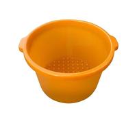 perfeclan Foot Bath Soak Tub Bucket Portable Versatile Foot Soaking Tub Wash Basin for Camping House Cleaning Travel Trip Car Washing, Orange Yellow